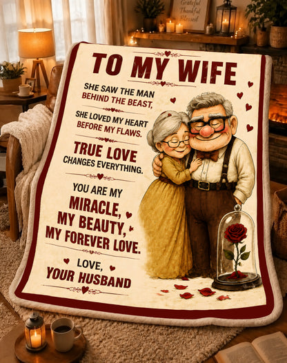 Family Blanket - From Husband - To My Wife - Virgo - ( SKU2608-316)