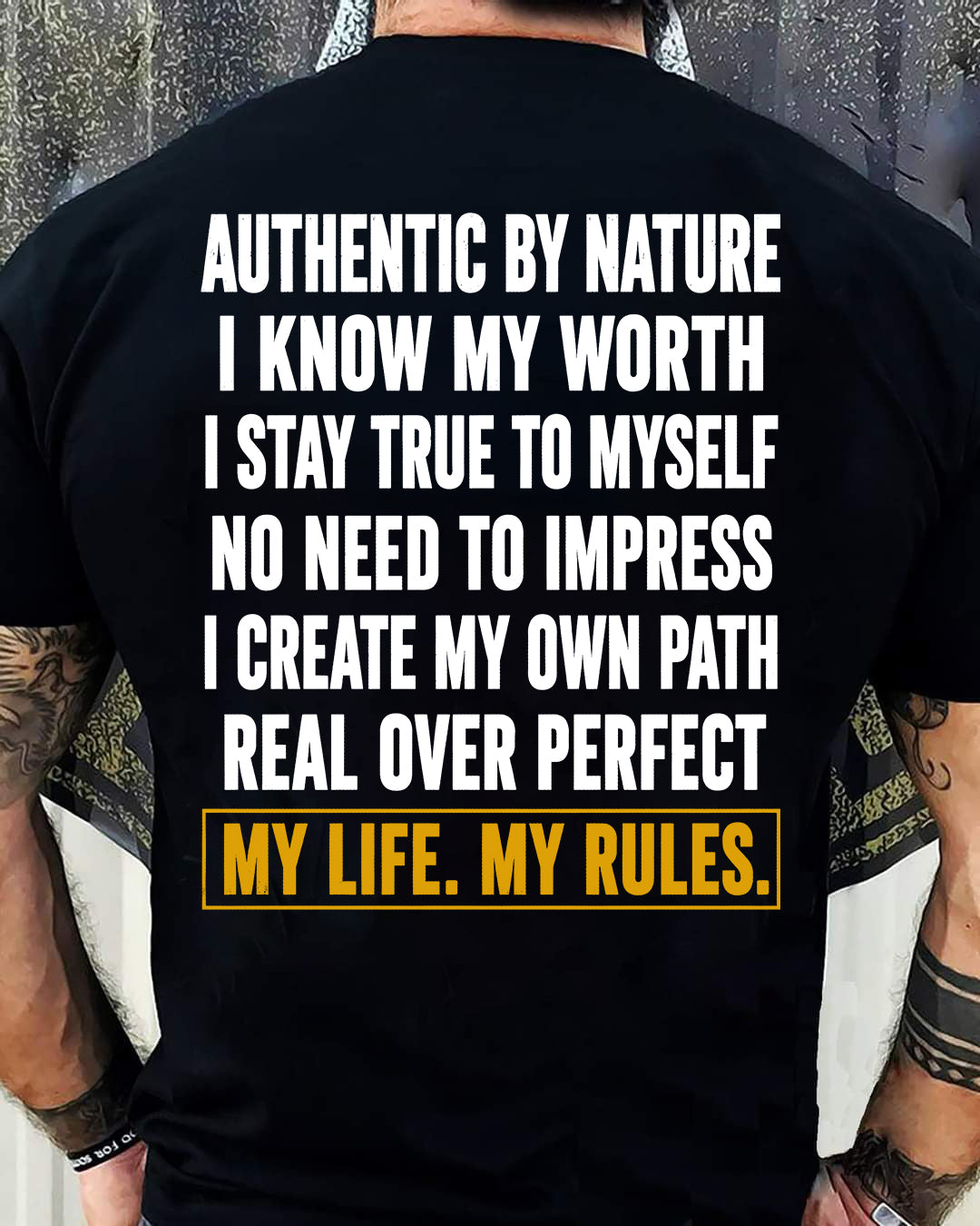 SHIRT My Life My Rules - For Men - Virgo00 (SKU2608-622)