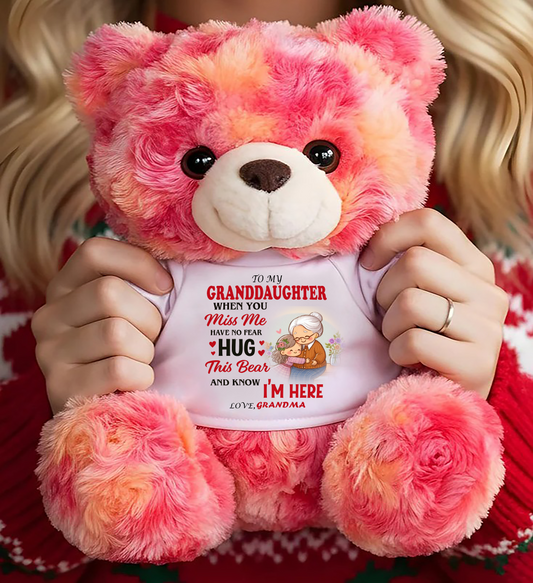 TO MY GRANDDAUGHTER - TEDDY BEAR, A BIG HUG FROM GRANDMA - virgo00