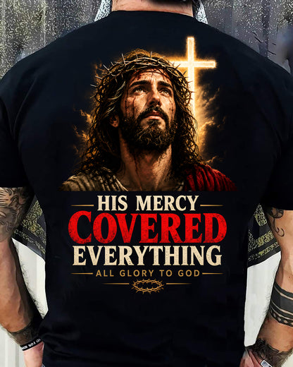 CHRISTIAN T-SHIRT His Mercy Covered - For Men - Virgo00 (SKU2608-94)