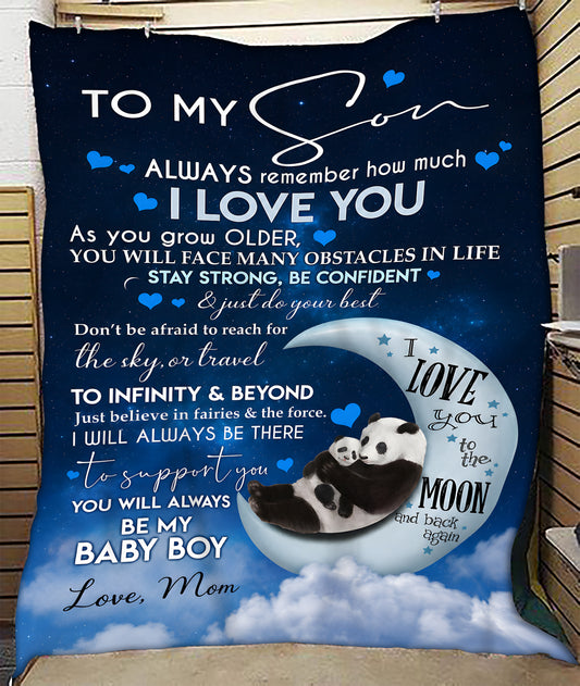 BLANKET FOR SON – COMFORT & WARMTH GIFT FROM MOM (SKU2607-136)