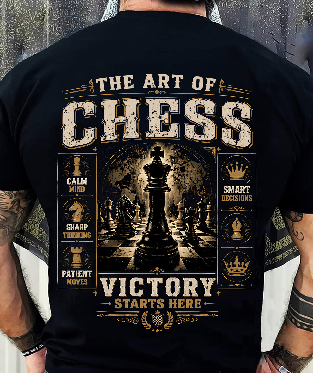 HOBBY SHIRT Chess - For Men - Virgo00 (SKU2608-583)