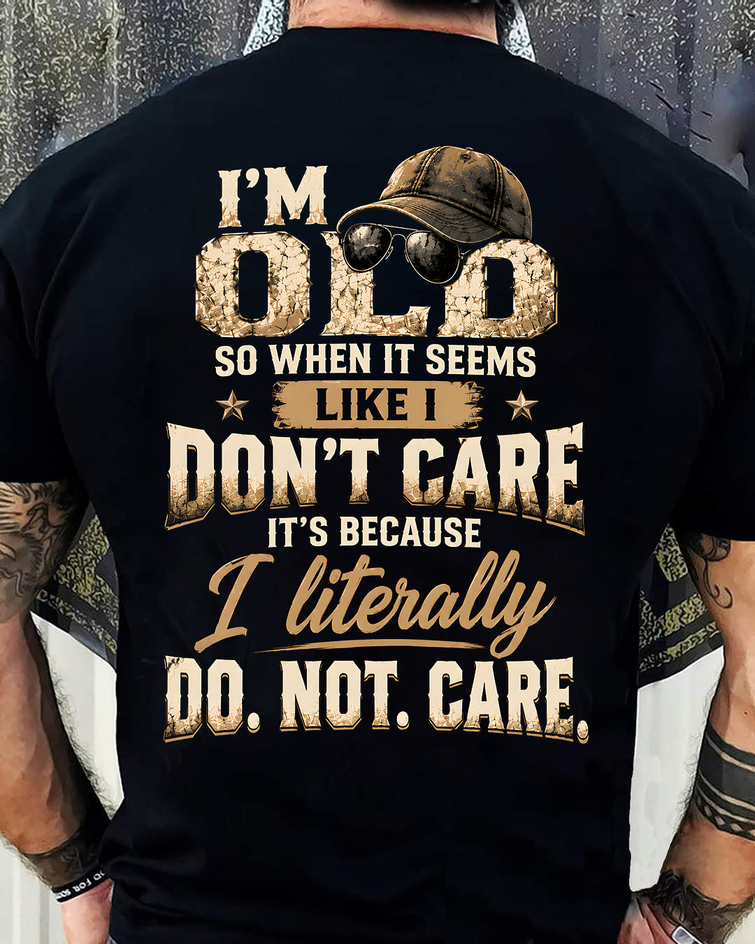 SHIRT Do Not Care - For Men - Virgo00 (SKU2609-216)