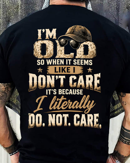 SHIRT Do Not Care - For Men - Virgo00 (SKU2609-216)