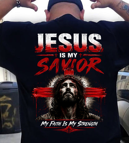 JESUS IS MY SAVIOR - CHRISTIAN T-SHIRT - FOR MEN Virgo00 (SKU2608-74)