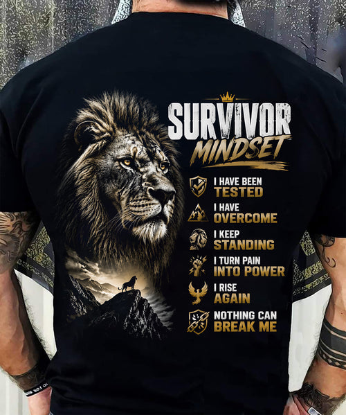 PET SHIRT Survivor Mindset - For Men - Virgo00 (SKU2608-623)