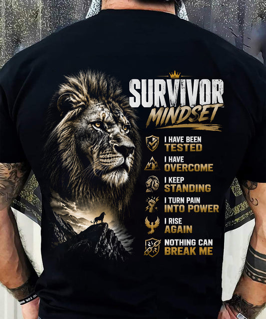 PET SHIRT Survivor Mindset - For Men - Virgo00 (SKU2608-623)