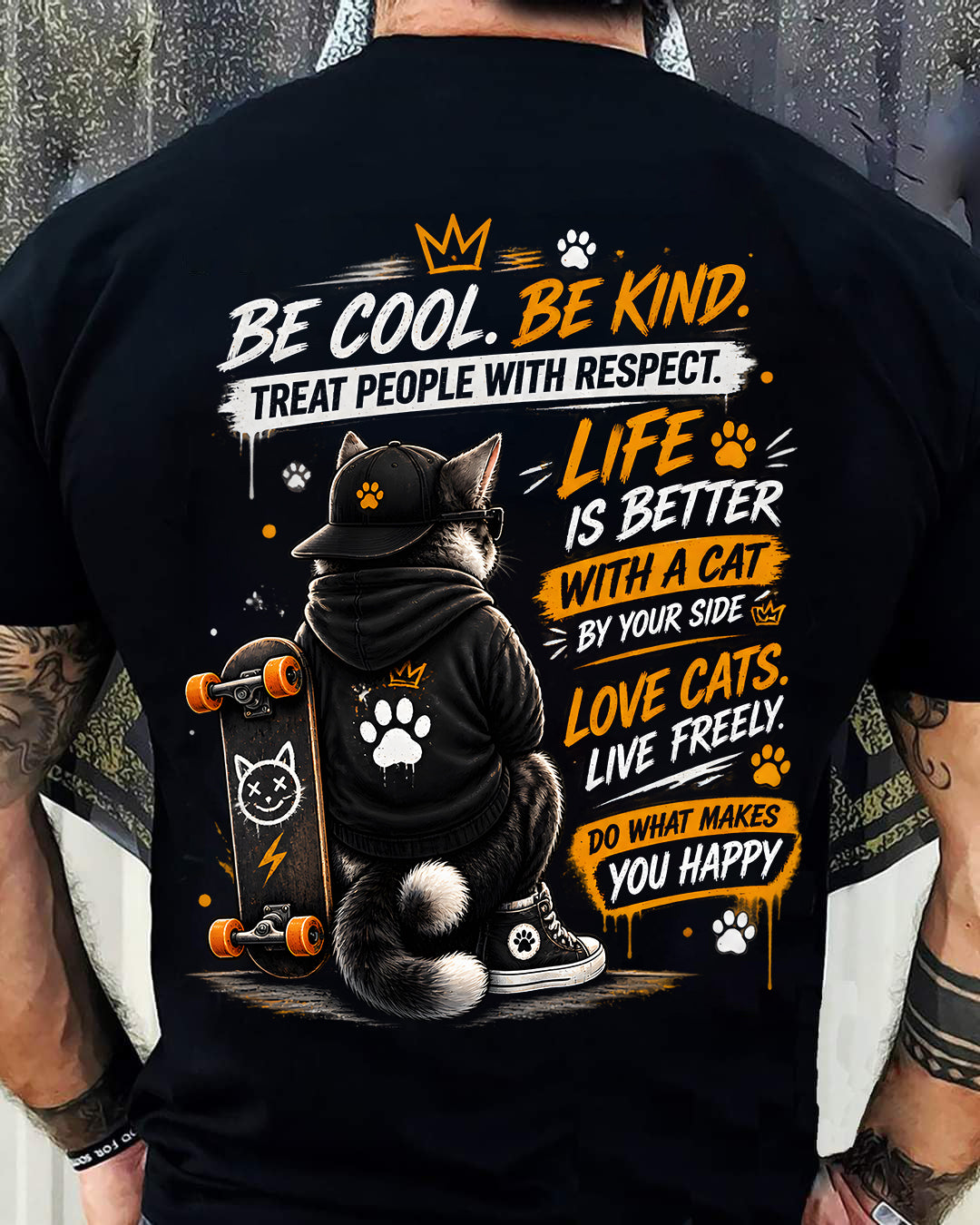 PET SHIRT Be Cool.Be Kind - For Men - Virgo00 (SKU2608-252)