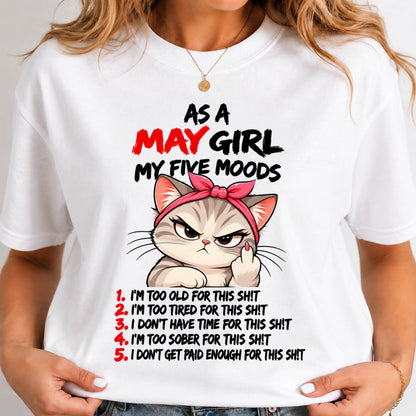 MAY SHIRT May Girl, My 5 Moods - For Women - Virgo05 (SKU2610-164-05)