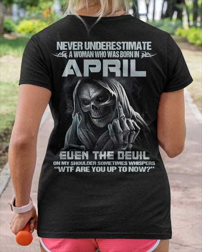 APRIL - NEVER UNDERESTIUNDER A WOMAN - FMA (SKU09-13-04)