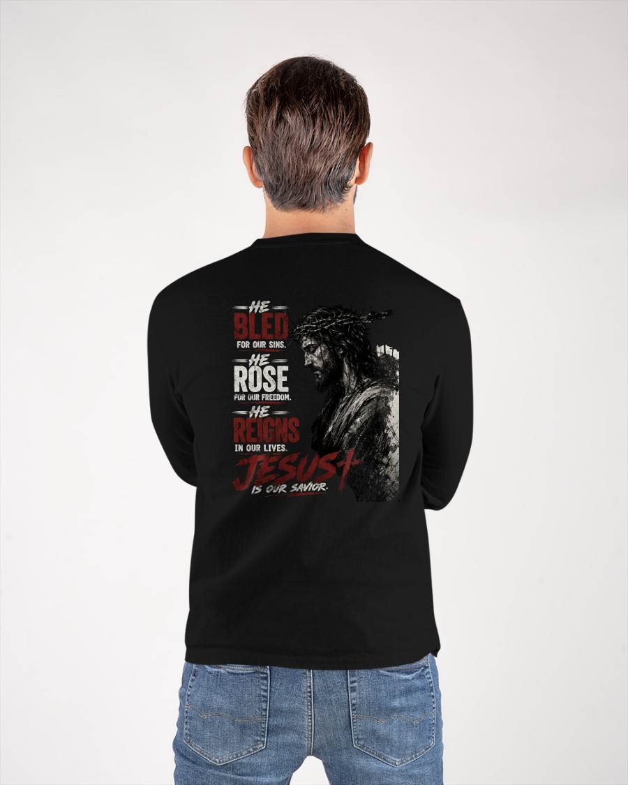 JESUS IS OUR SAVIOR - CHRISTIAN T-SHIRT - FOR MEN Virgo00