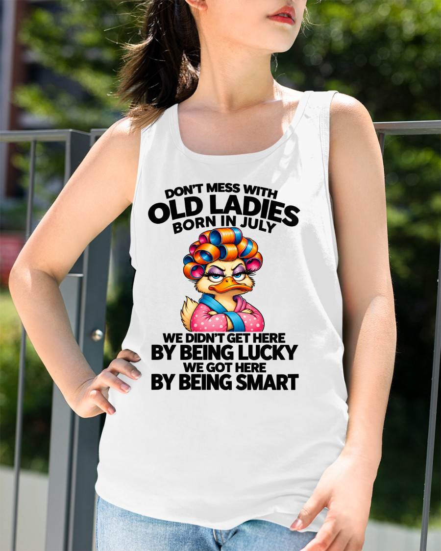 JULY SHIRT Don't Mess With Old Ladies - For Women - Virgo07 (SKU2609-304-07)