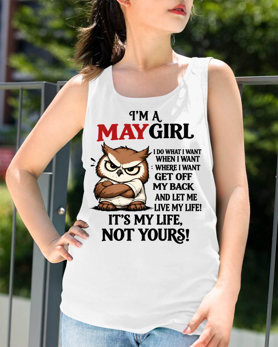 MAY SHIRT It's My Life, Not Yours - For Women - Virgo05 (SKU2609-328-05)