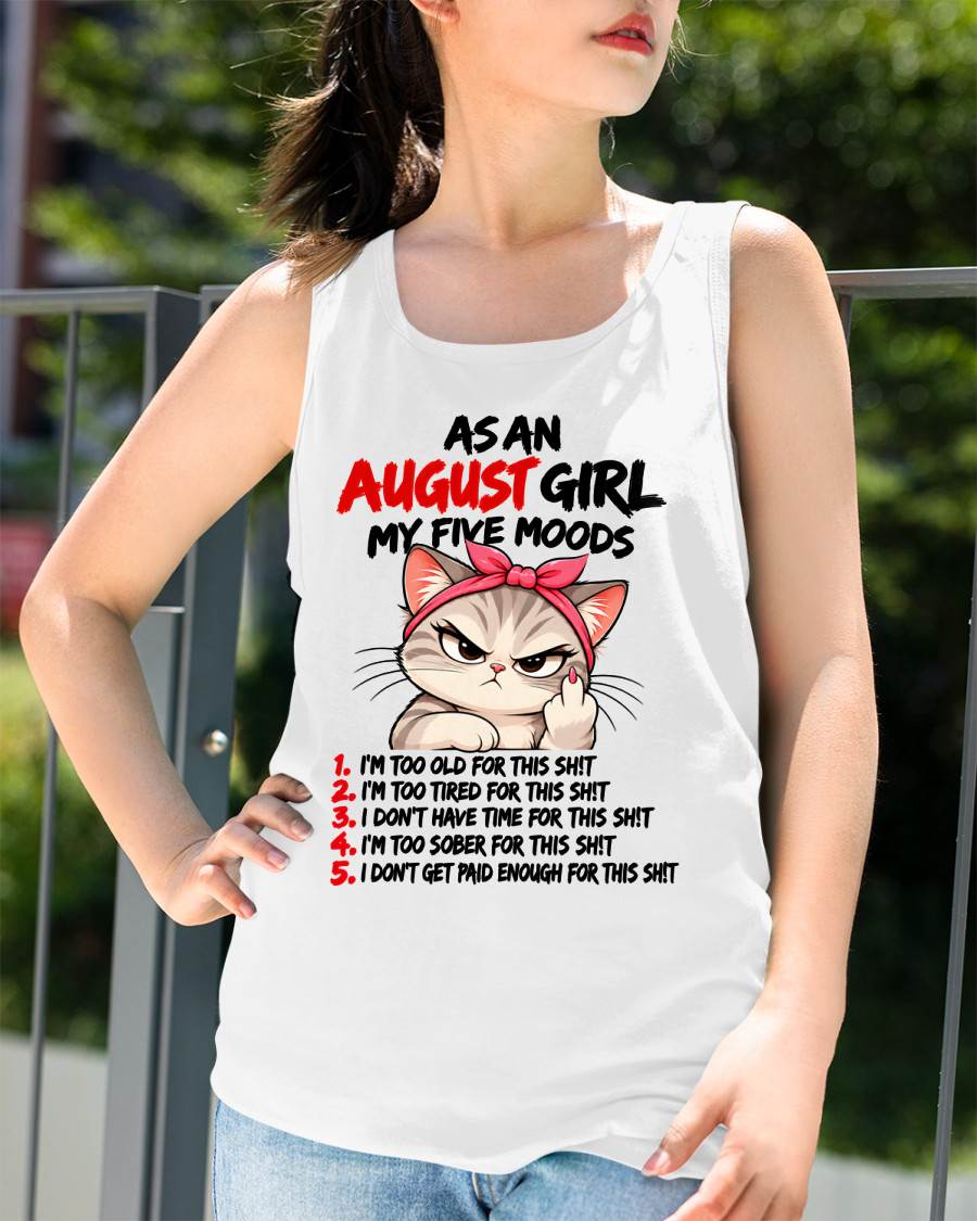 AUGUST SHIRT August Girl, My 5 Moods - For Women - Virgo08 (SKU2610-164-08)