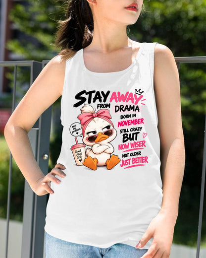 NOVEMBER SHIRT Stay Away From Drama - For Women - Virgo11 (SKU2609-205-11)