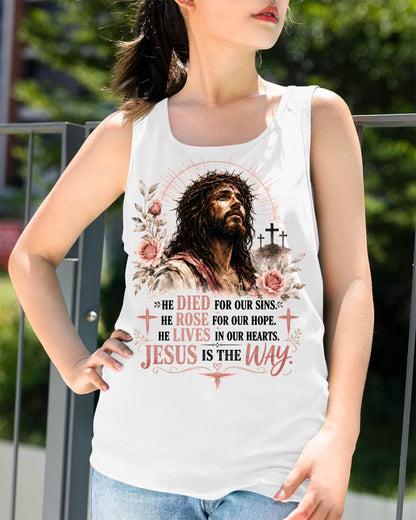 Christian T-Shirt Jesus is the way - For Women - Virgo00 (SKU2608-10)