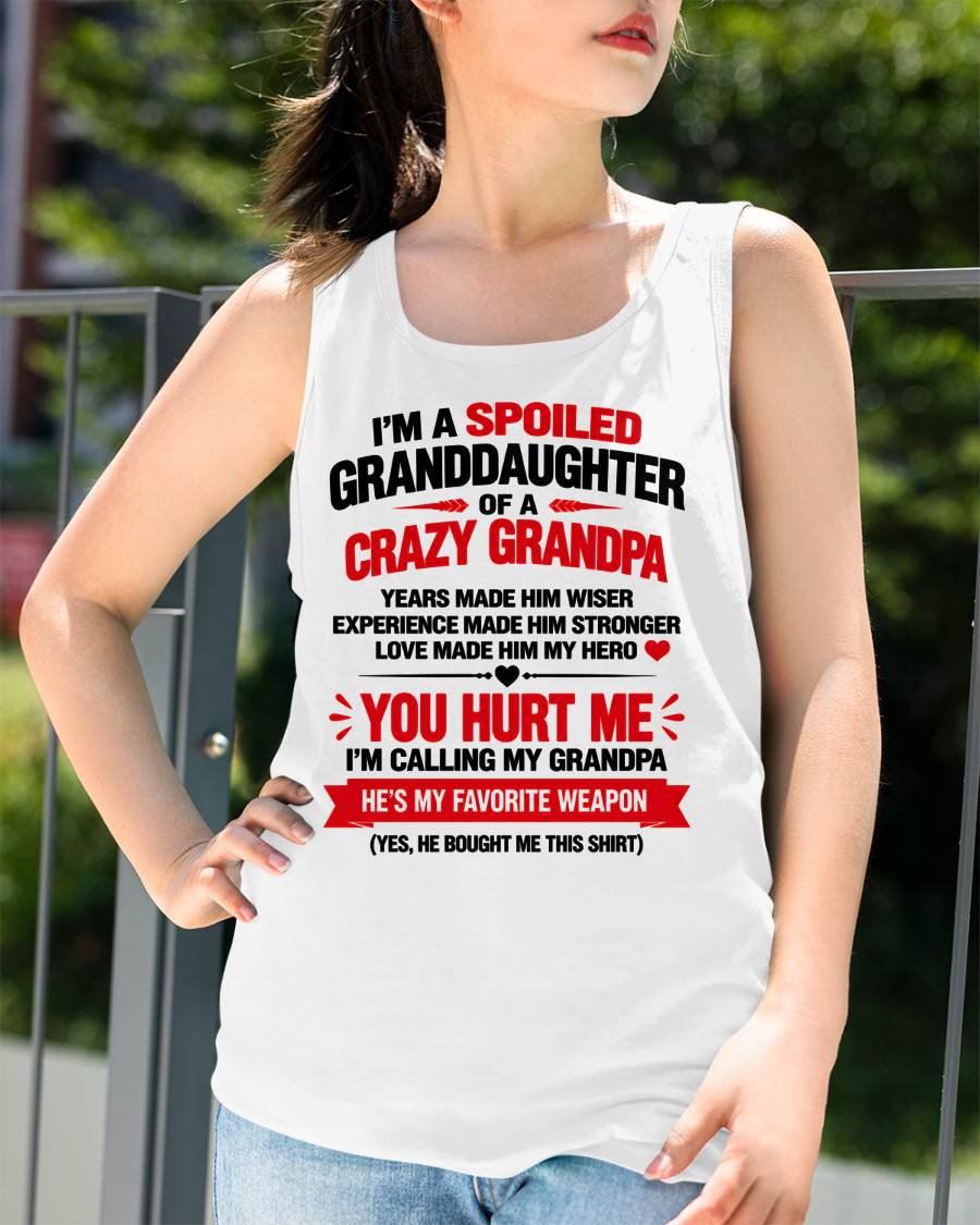 SHIRT Grandpa Is A Hero - From Grandpa - To Granddaughter - Virgo00 (SKU2609-354-00)