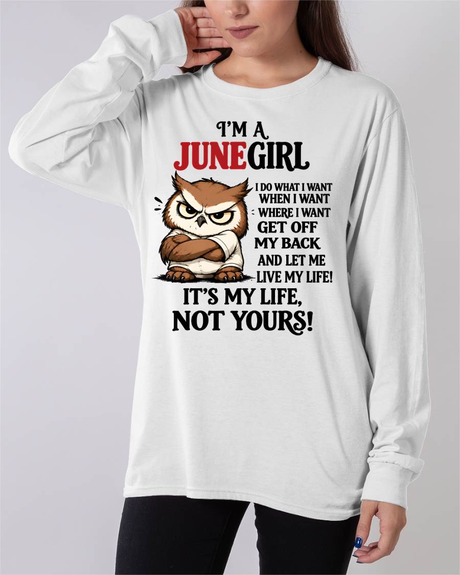 JUNE SHIRT It's My Life, Not Yours - For Women - Virgo06 (SKU2609-328-06)