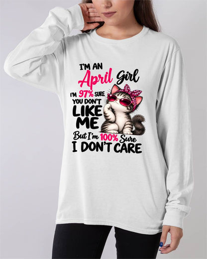 APRIL SHIRT You Don't Like Me, I Don't Care - For Women -Virgo04 (SKU2610-192-04)