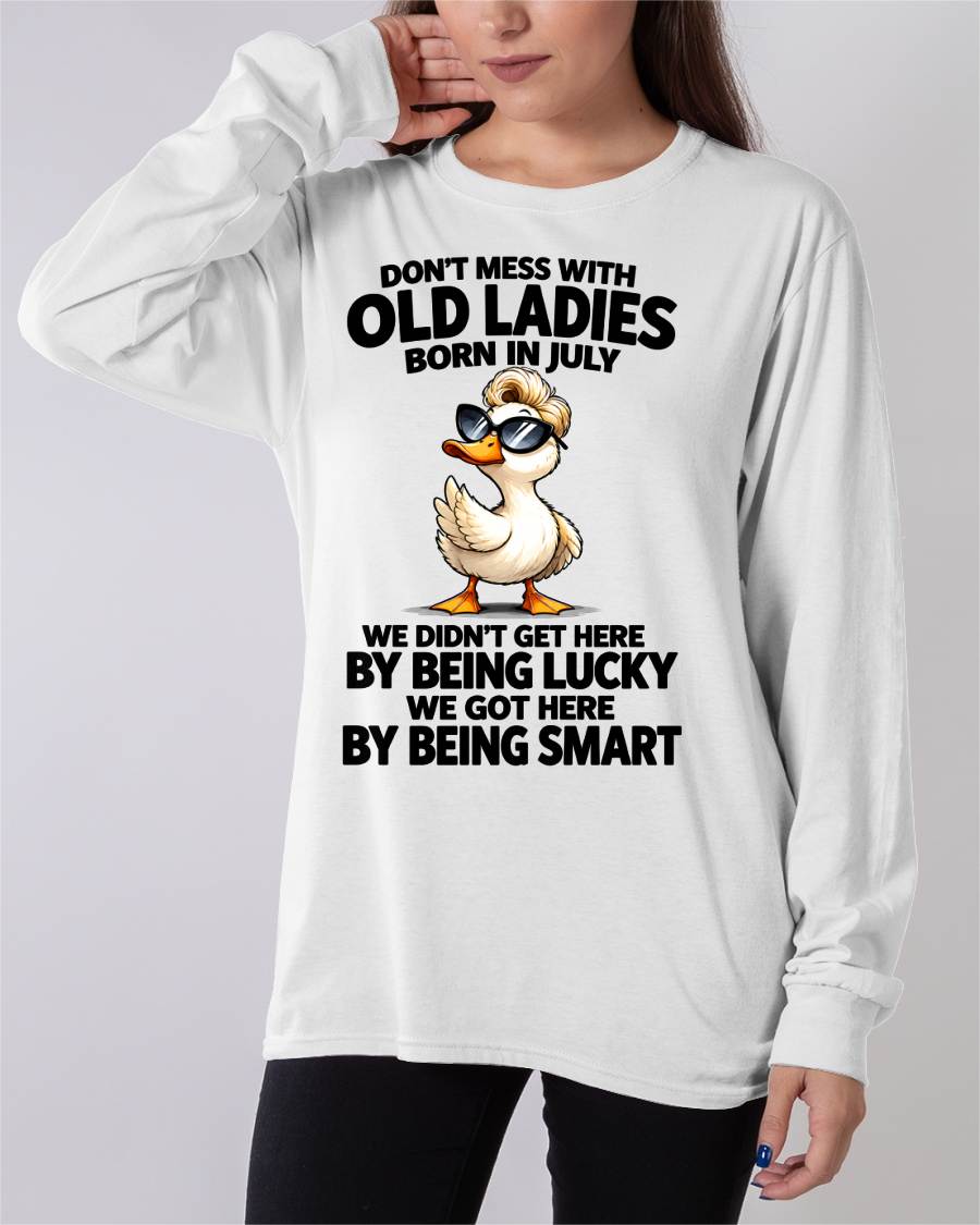 JULY SHIRT Don't Mess With Old Ladies - For Women - Virgo07 (SKU2609-305-07)