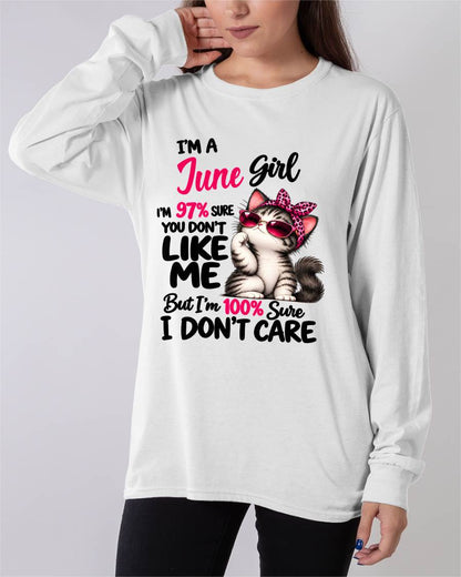 JUNE SHIRT You Don't Like Me, I Don't Care - For Women -Virgo06 (SKU2610-192-06)