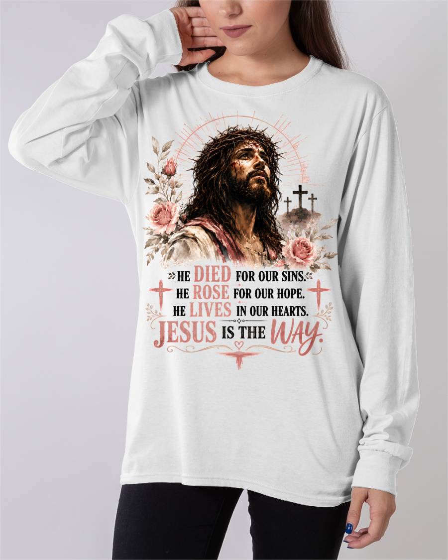 Christian T-Shirt Jesus is the way - For Women - Virgo00 (SKU2608-10)