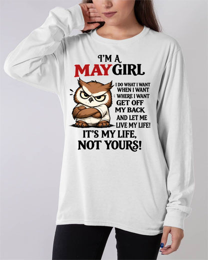 MAY SHIRT It's My Life, Not Yours - For Women - Virgo05 (SKU2609-328-05)
