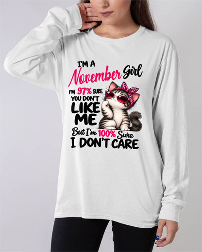 NOVEMBER SHIRT You Don't Like Me, I Don't Care - For Women -Virgo11 (SKU2610-192-11)