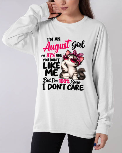 AUGUST SHIRT You Don't Like Me, I Don't Care - For Women -Virgo08 (SKU2610-192-08)