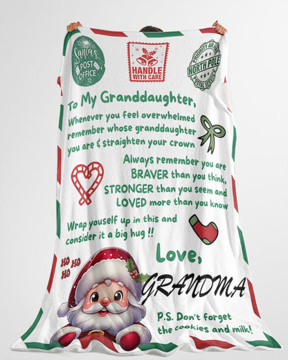BLANKET FOR GRANDDAUGHTER FROM GRANDMA – XMAS GIFT (SKUB-CHRISTMAS3)