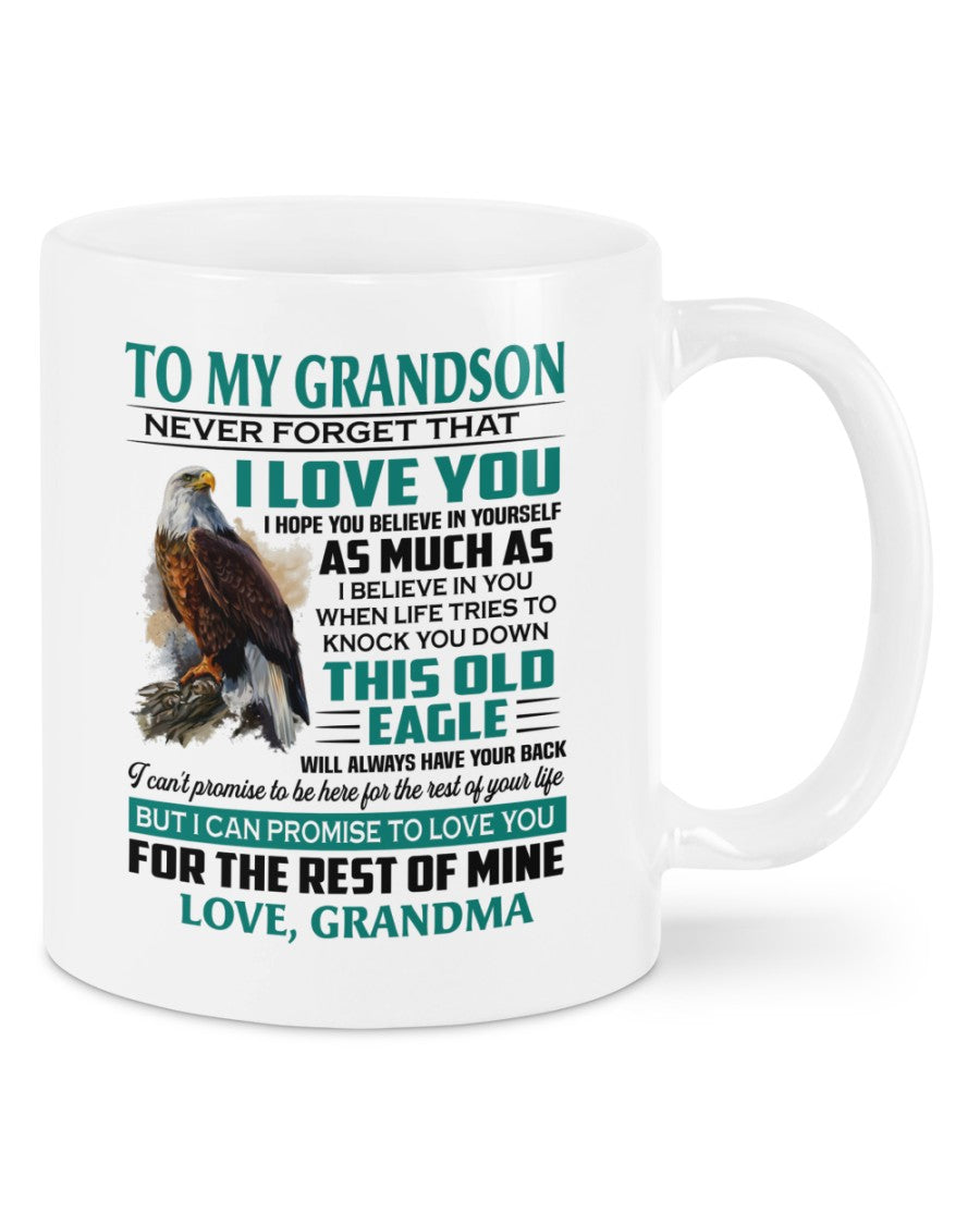 TO GRANDSON MUG 02 - GIFT FROM GRANDMA - virgo00