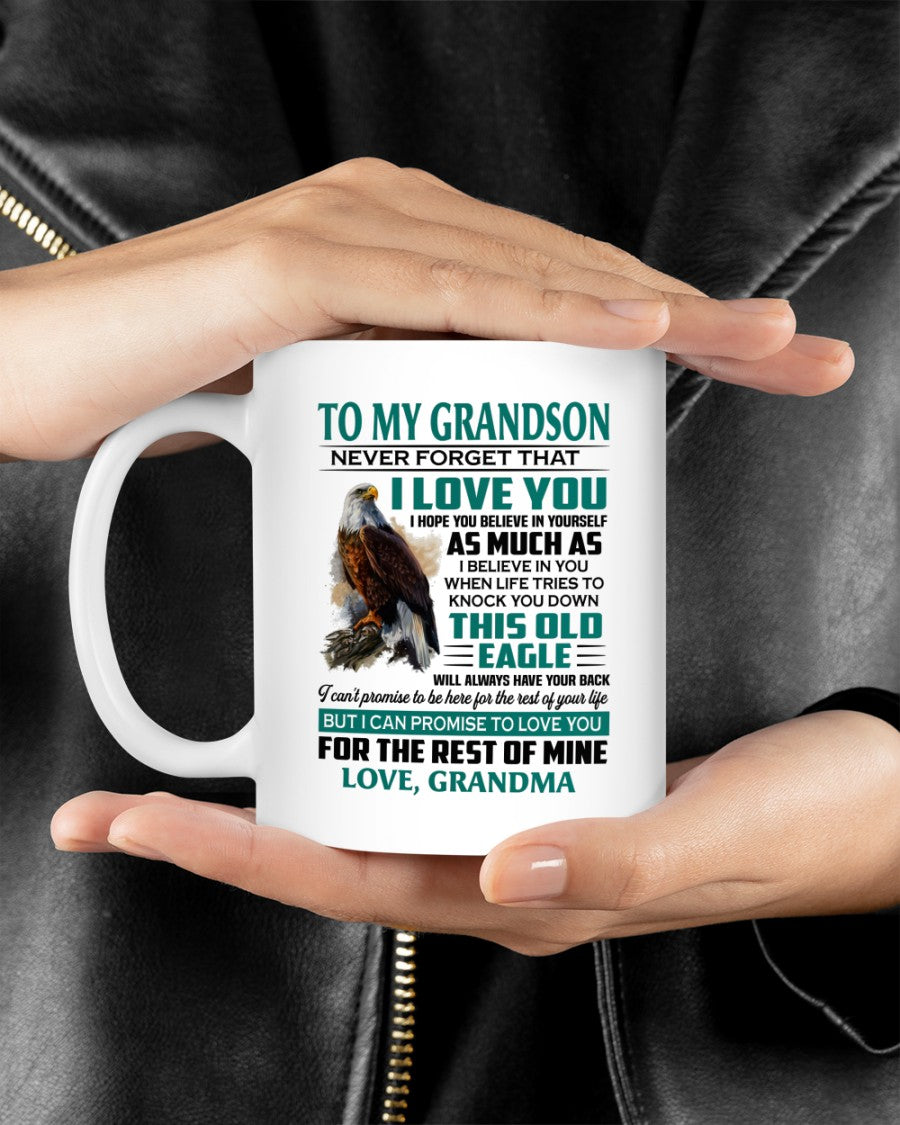 TO GRANDSON MUG 02 - GIFT FROM GRANDMA - virgo00