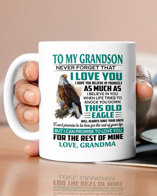 TO GRANDSON MUG 02 - GIFT FROM GRANDMA - virgo00