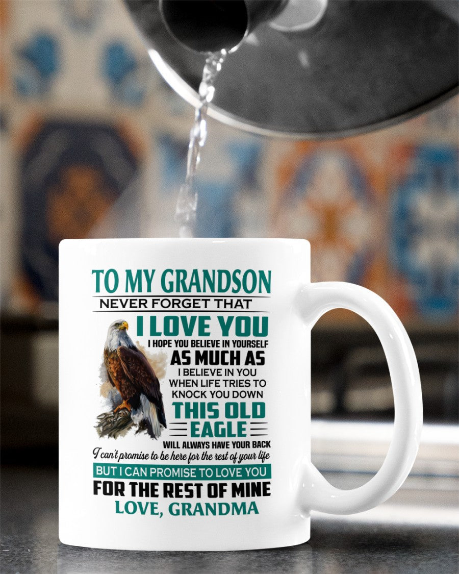 TO GRANDSON MUG 02 - GIFT FROM GRANDMA - virgo00