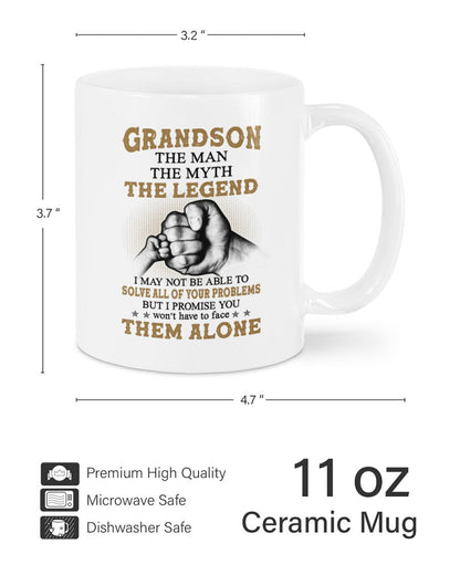 TO GRANDSON MUG 03 - GIFT FROM GRANDMA - virgo00