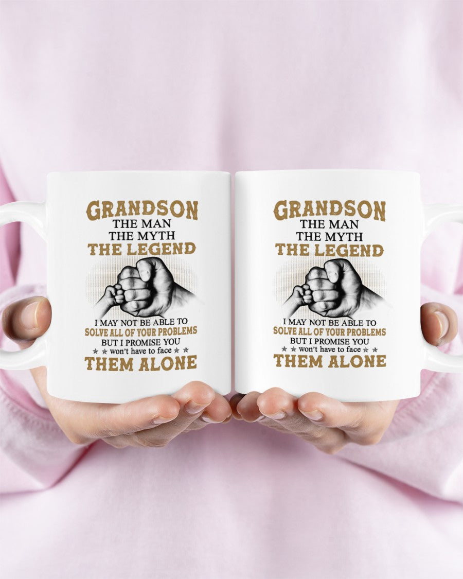 TO GRANDSON MUG 03 - GIFT FROM GRANDMA - virgo00