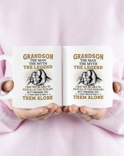 TO GRANDSON MUG 03 - GIFT FROM GRANDMA - virgo00