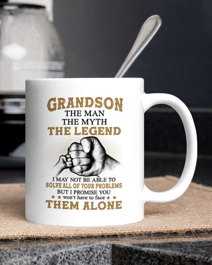 TO GRANDSON MUG 03 - GIFT FROM GRANDMA - virgo00
