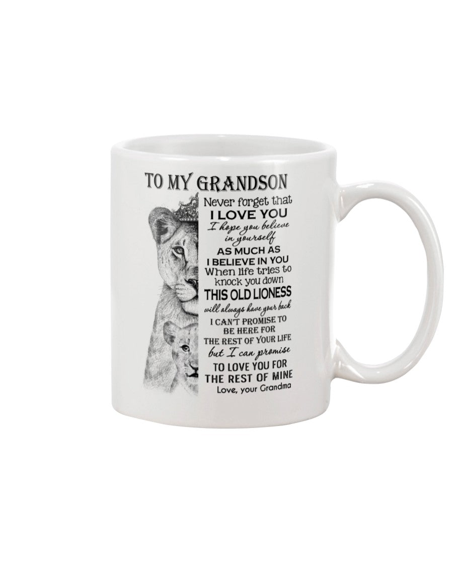 TO GRANDSON MUG 04 - GIFT FROM GRANDMA - virgo00