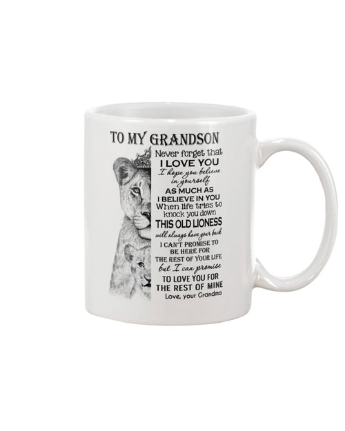 TO GRANDSON MUG 04 - GIFT FROM GRANDMA - virgo00
