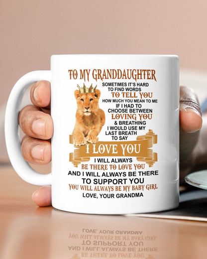 TO GRANDDAUGHTER MUG 01 - GIFT FROM GRANDMA - virgo00