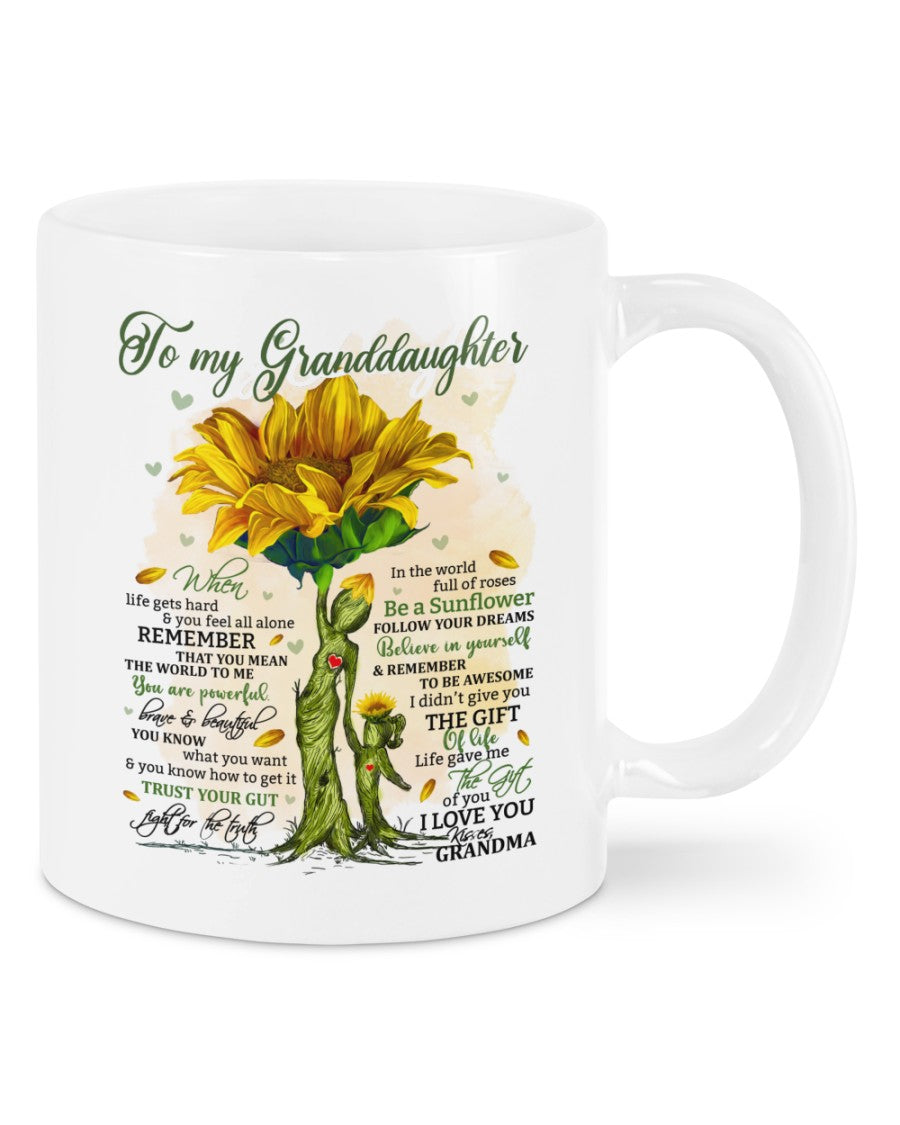 TO GRANDDAUGHTER MUG 02 - GIFT FROM GRANDMA - virgo00
