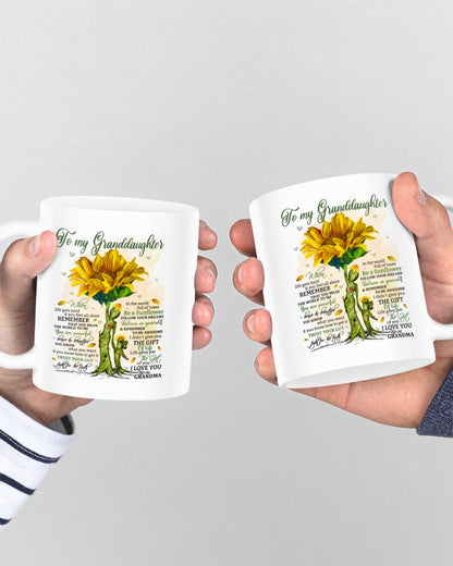 TO GRANDDAUGHTER MUG 02 - GIFT FROM GRANDMA - virgo00