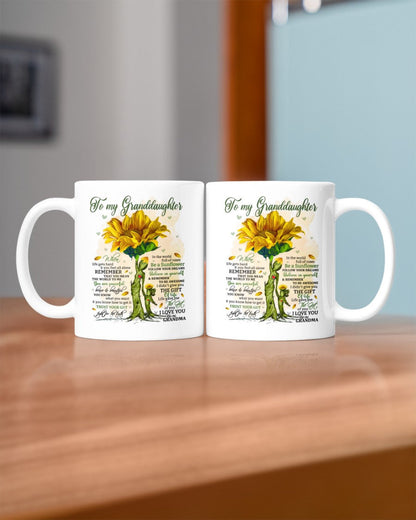 TO GRANDDAUGHTER MUG 02 - GIFT FROM GRANDMA - virgo00