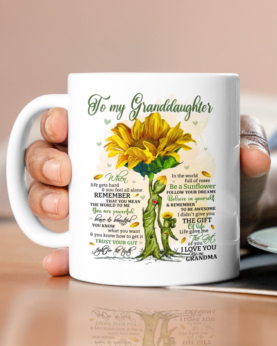 TO GRANDDAUGHTER MUG 02 - GIFT FROM GRANDMA - virgo00