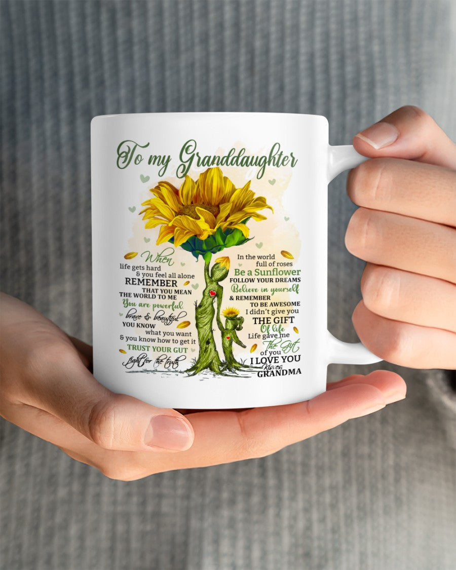 TO GRANDDAUGHTER MUG 02 - GIFT FROM GRANDMA - virgo00