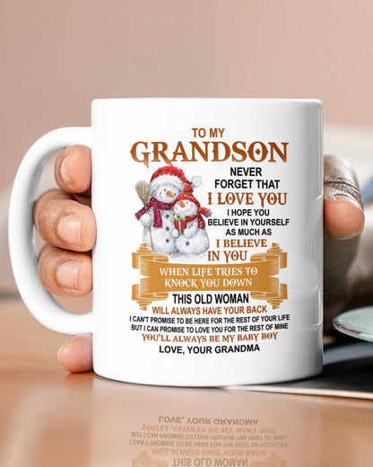 TO GRANDSON MUG 01 - GIFT FROM GRANDMA - virgo00