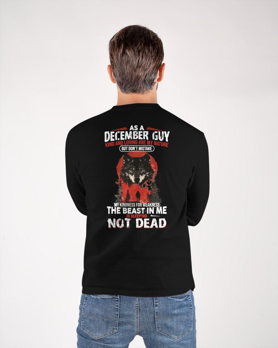 DECEMBER - KIND AND LOVING ARE MY NATURE - BIRTHDAY T-SHIRT FOR MEN - Virgo12 (SKU26T-01-17-12)