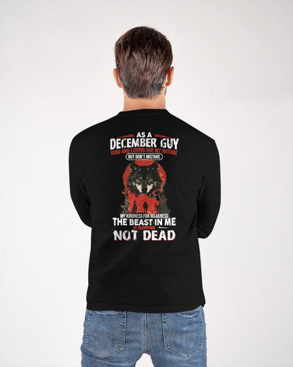 DECEMBER - KIND AND LOVING ARE MY NATURE - BIRTHDAY T-SHIRT FOR MEN - Virgo12 (SKU26T-01-17-12)