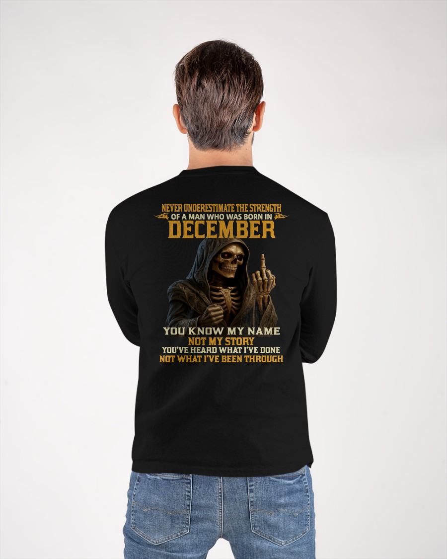 DECEMBER - NEVER UNDERESTIMATE - BIRTHDAY T-SHIRT FOR MEN - Virgo12 (SKU26T-01-06-12)